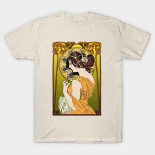 Pre-Raphaelite Girl 4 (Orange) T-Shirt